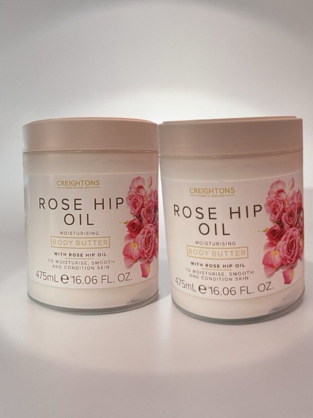 2 Creightons Rose Hip Oil Moisturizing Body Butter 16.06 Fl OZ